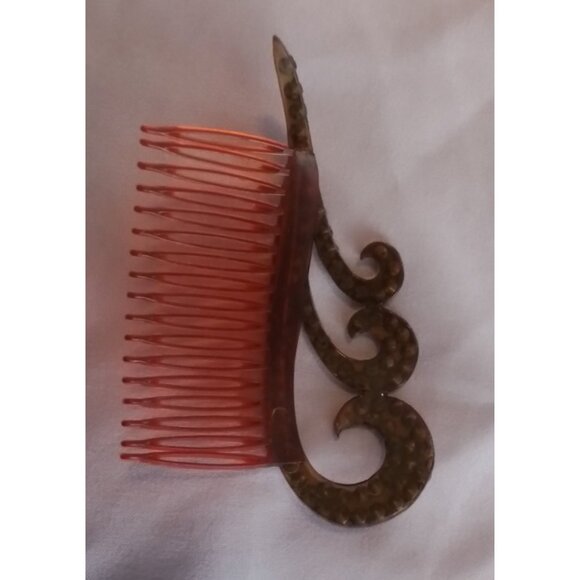 Vintage Rhinestone Decorative Hair Comb Clip - Picture 3 of 3